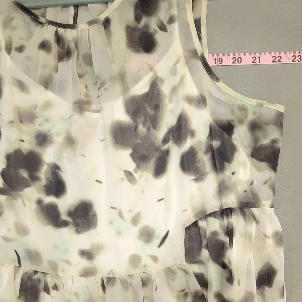 Simply Vera Vera Wang Sundress size XL Watercolor Floral - Picture 7 of 7